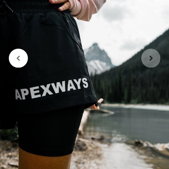 Black running/training shorts - Picture 2 of 4